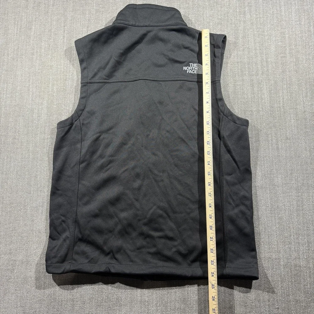 The‎ North Face Vest Mens Small Black WindWall Softshell Full Zip Hiking Outdoor